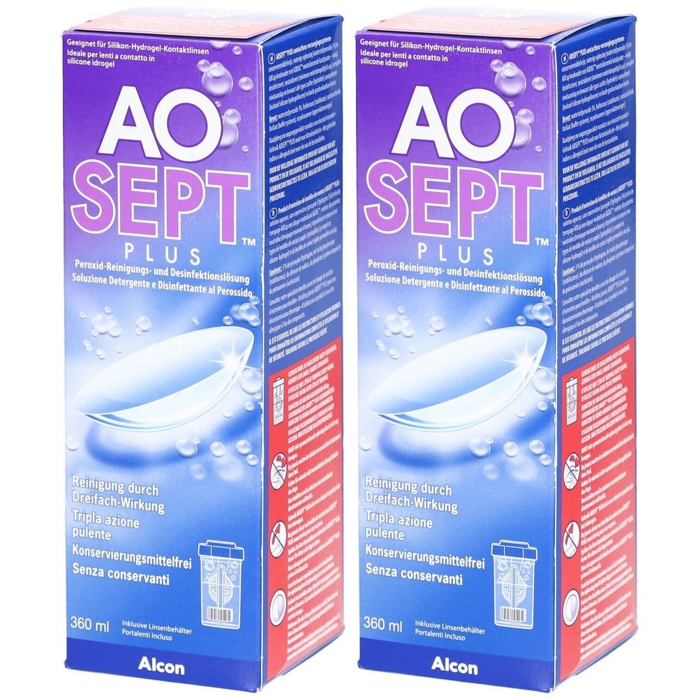 Aosept™ Plus - Peroxidhaltige Reinigungs- und Dekontaminationslösung