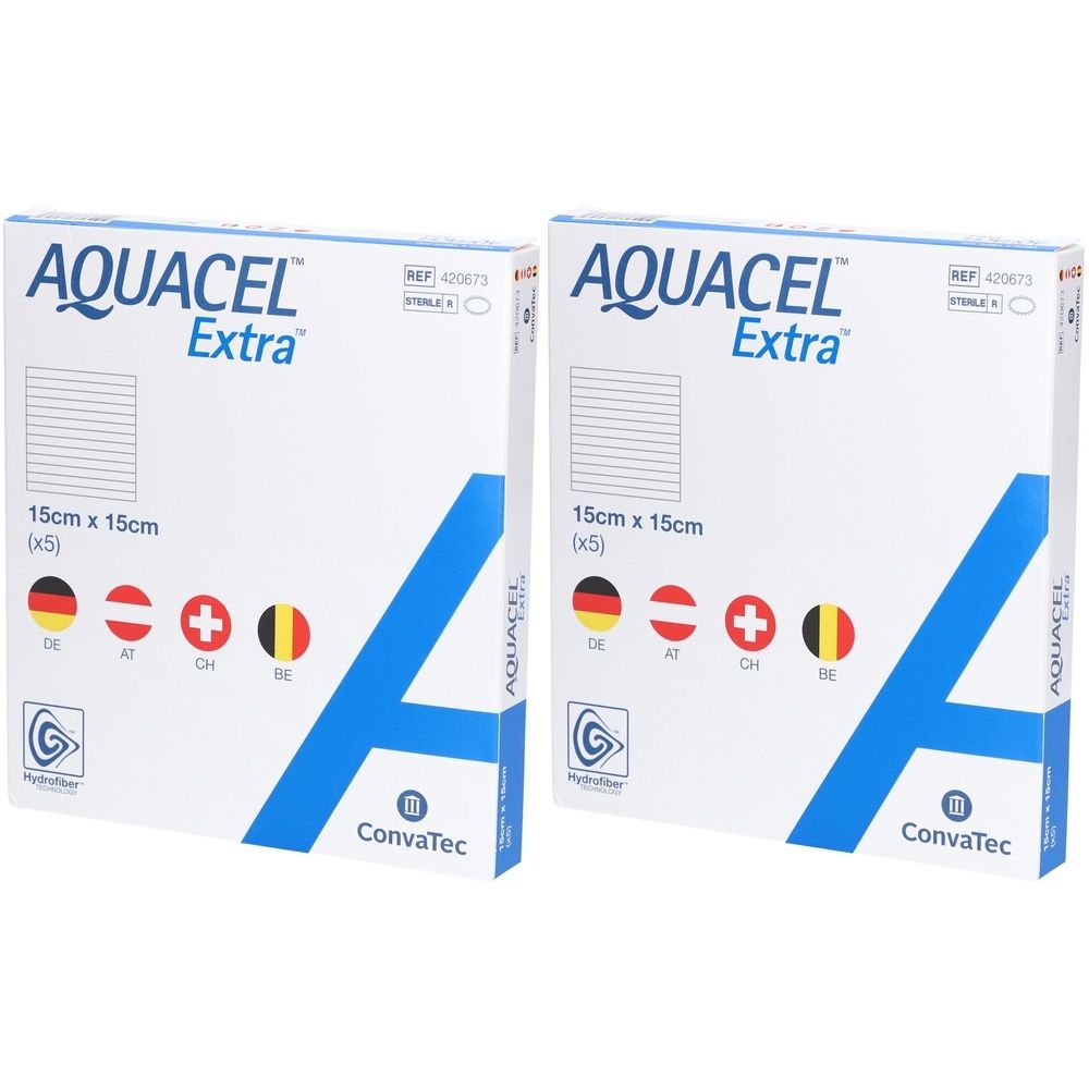ConvaTec® Aquacel Extra Wundverband 15 x 15 cm steril