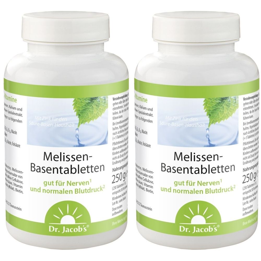 Dr. Jacob's Basistabletten Melissa