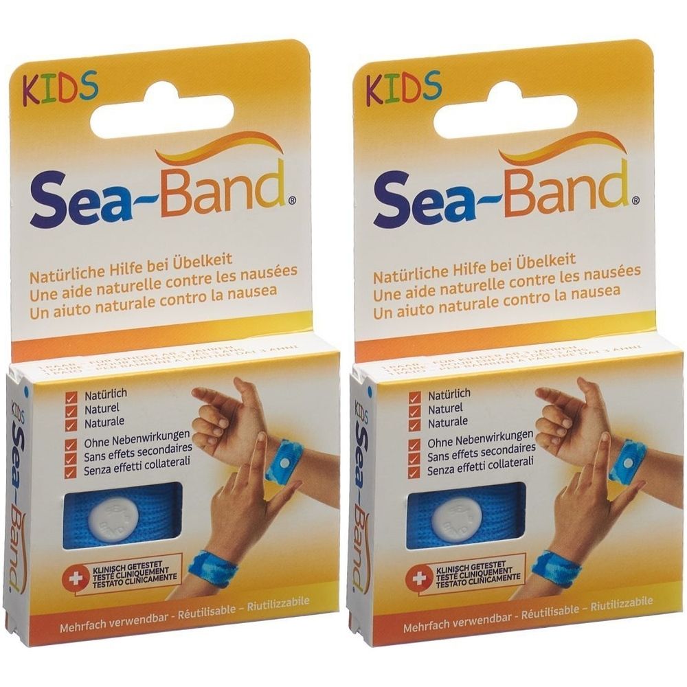Sea-Band® Armband acupression enfant bleu