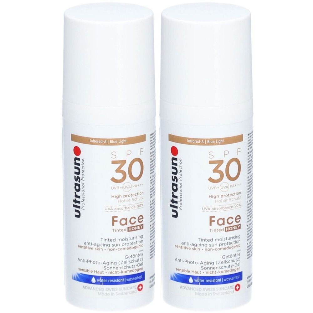 Ultrasun Honig getönte Anti-Aging-Sonnencreme für das Gesicht SPF 30