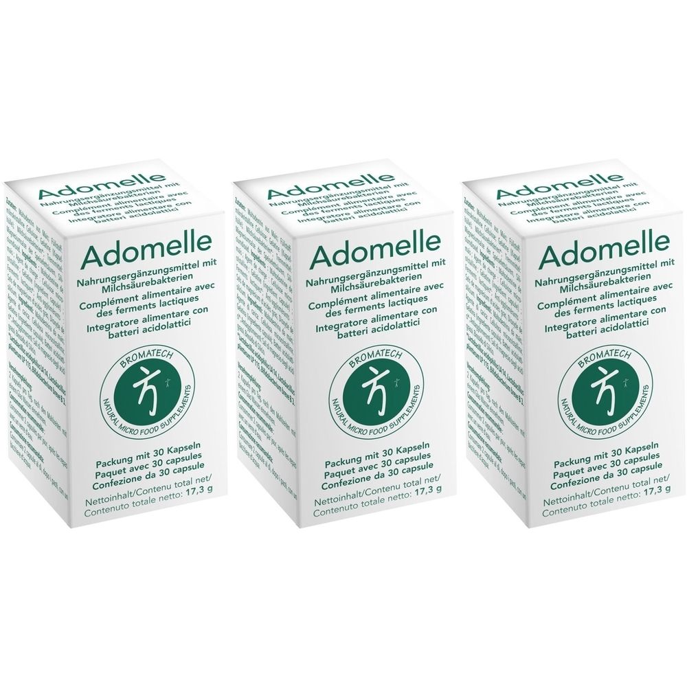 Adomelle Nahrungsergänzungsmittel mit Milchsäurebakterien