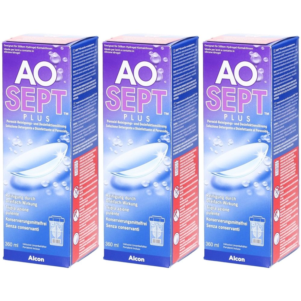 Aosept™ Plus - Peroxidhaltige Reinigungs- und Dekontaminationslösung