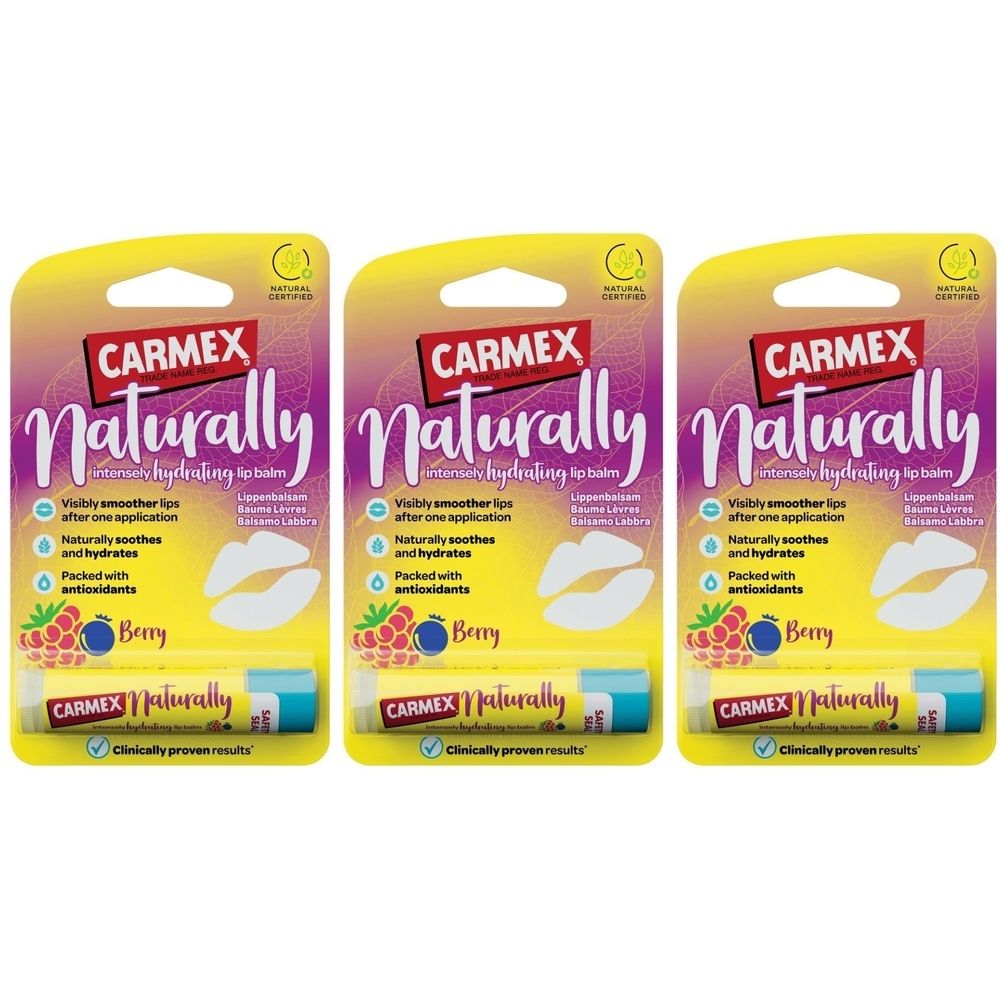 Carmex Lippenbalsam Naturally Berry