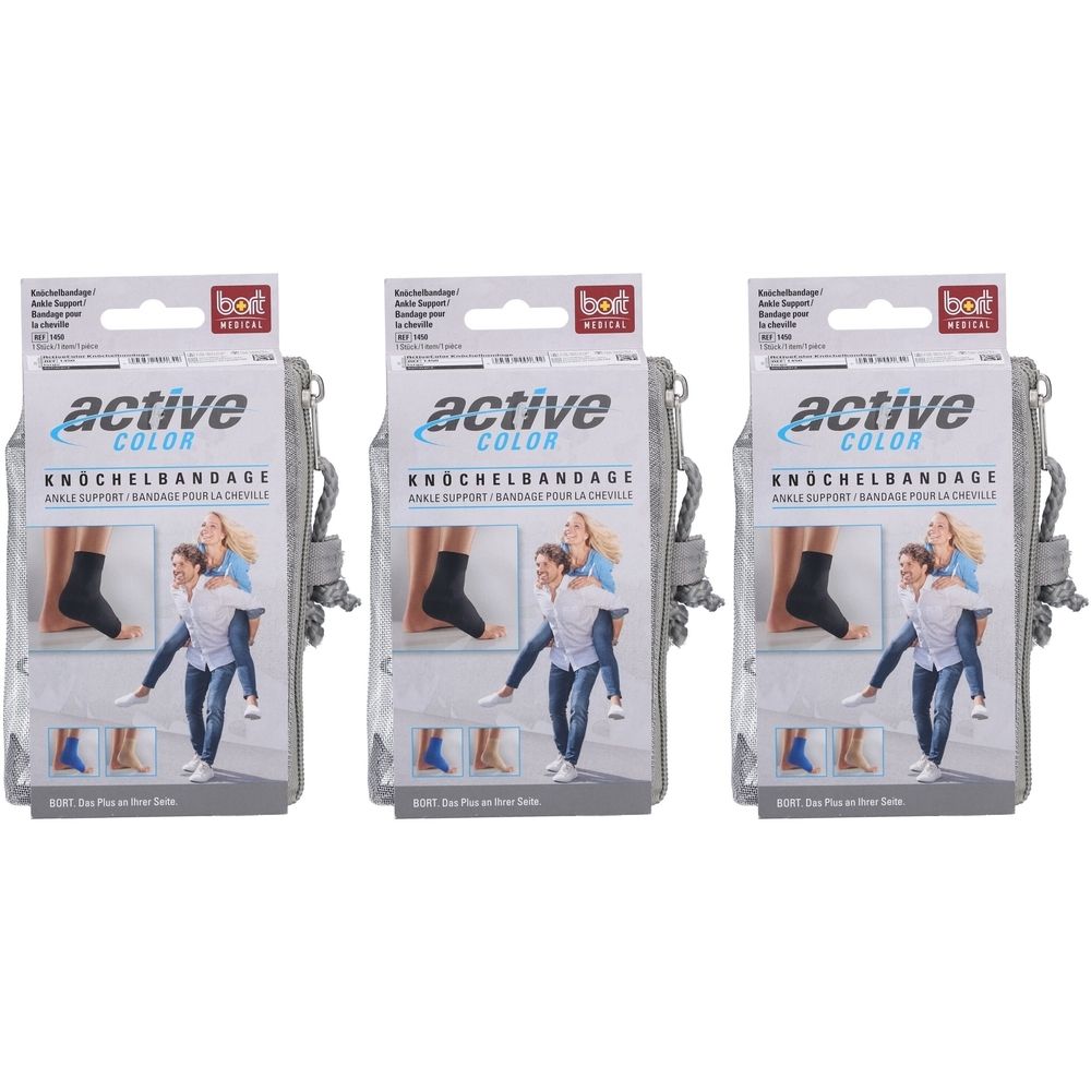 Bort ActiveColor® Knöchelbandage Gr. L schwarz