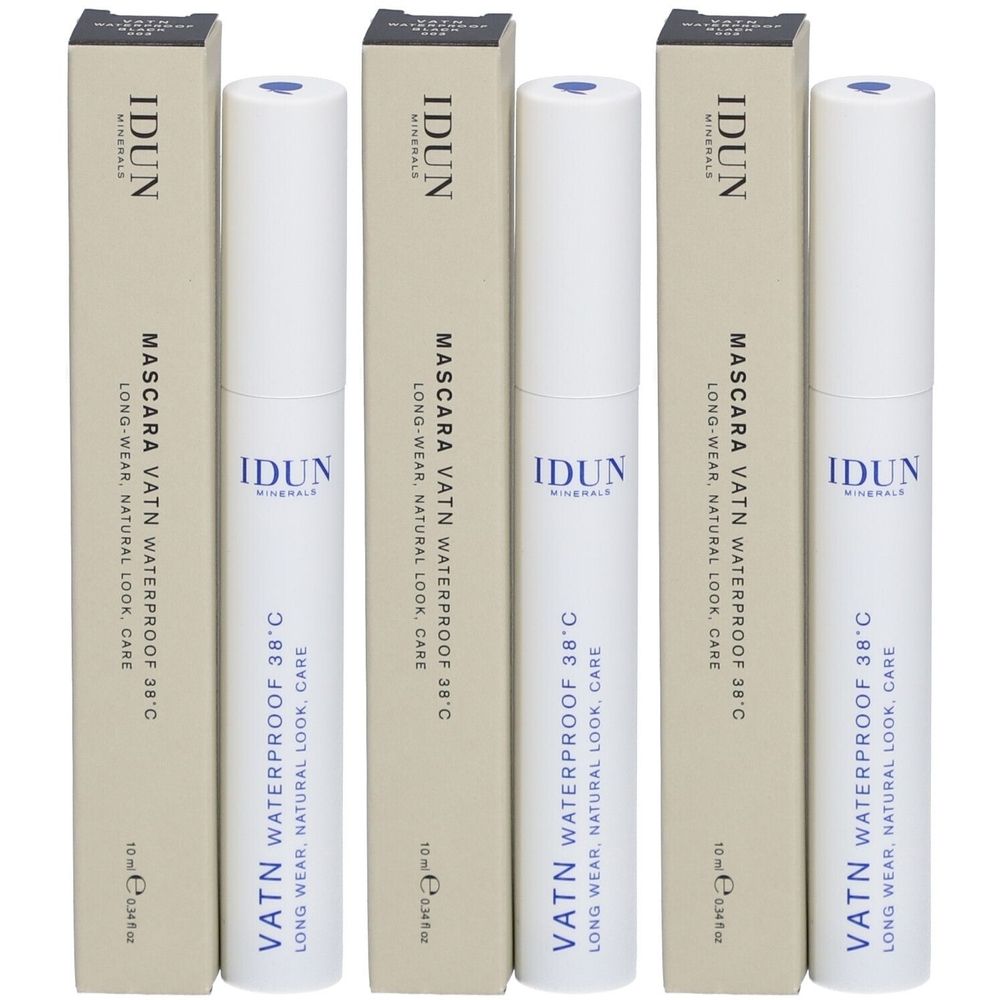 Idun Minerals® Mascara Vatn Waterproof 38°C