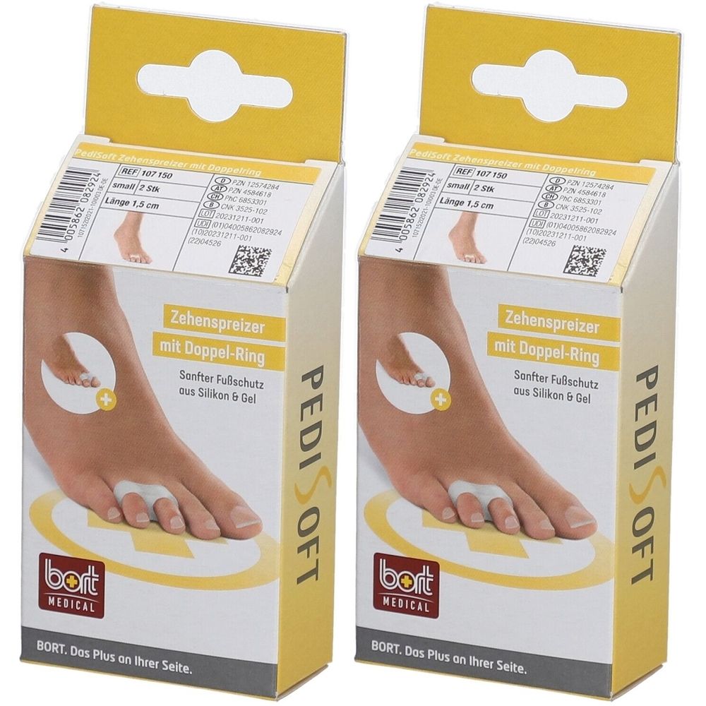 PediSoft® Zehenspreizer mit Doppel-Ring S