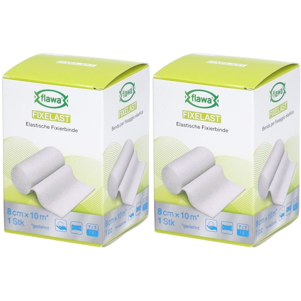 Flawa Fixelast elastische Fixierbinde 8cmx10m