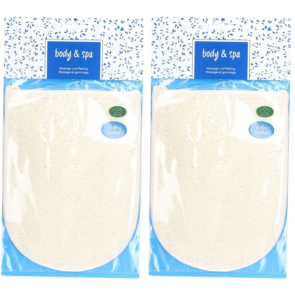 Herba Handschuh aus Luffa und Frottee