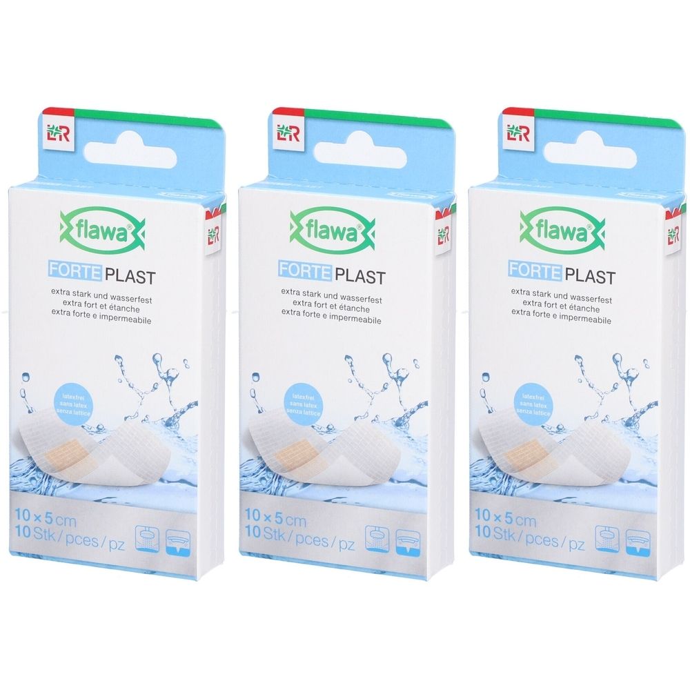 Flawa Forte Plast 10 Stück 5x10cm