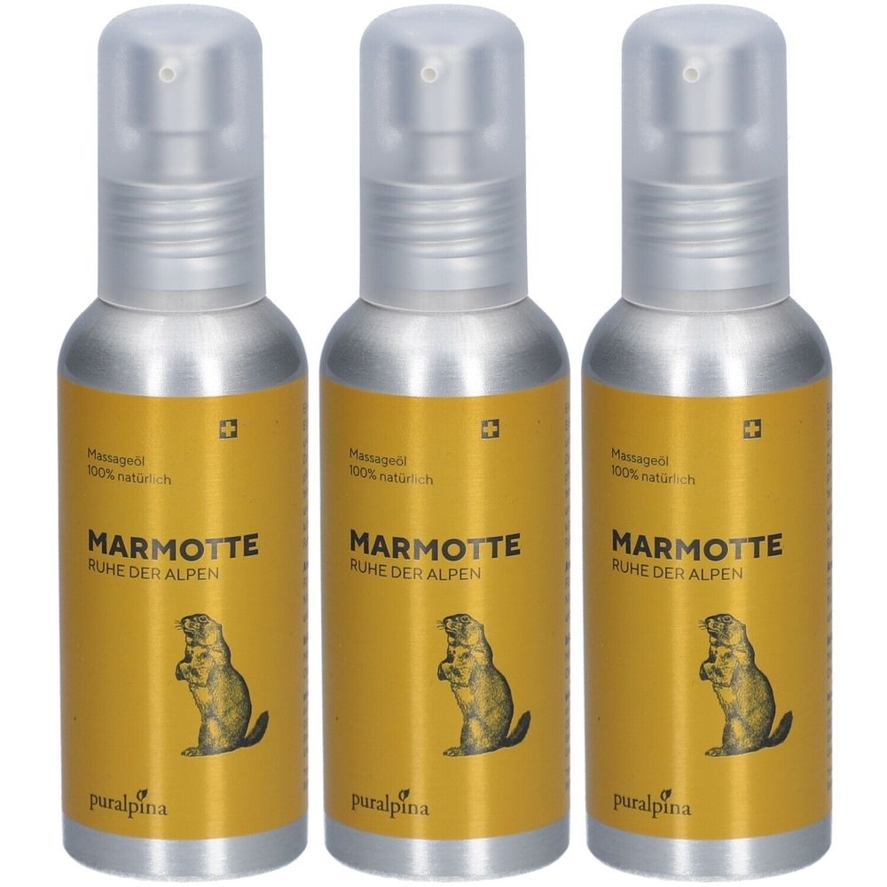 Puralpina Marmotte Massage-Öl Ruhe der Alpen