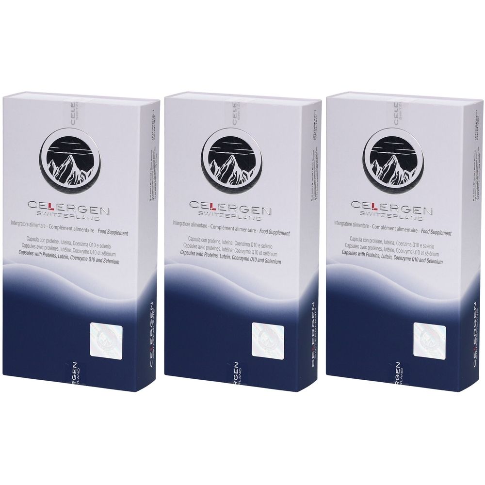 Celergen Switzerland Kapseln mit marinen Peptiden zur Zellerneuerung