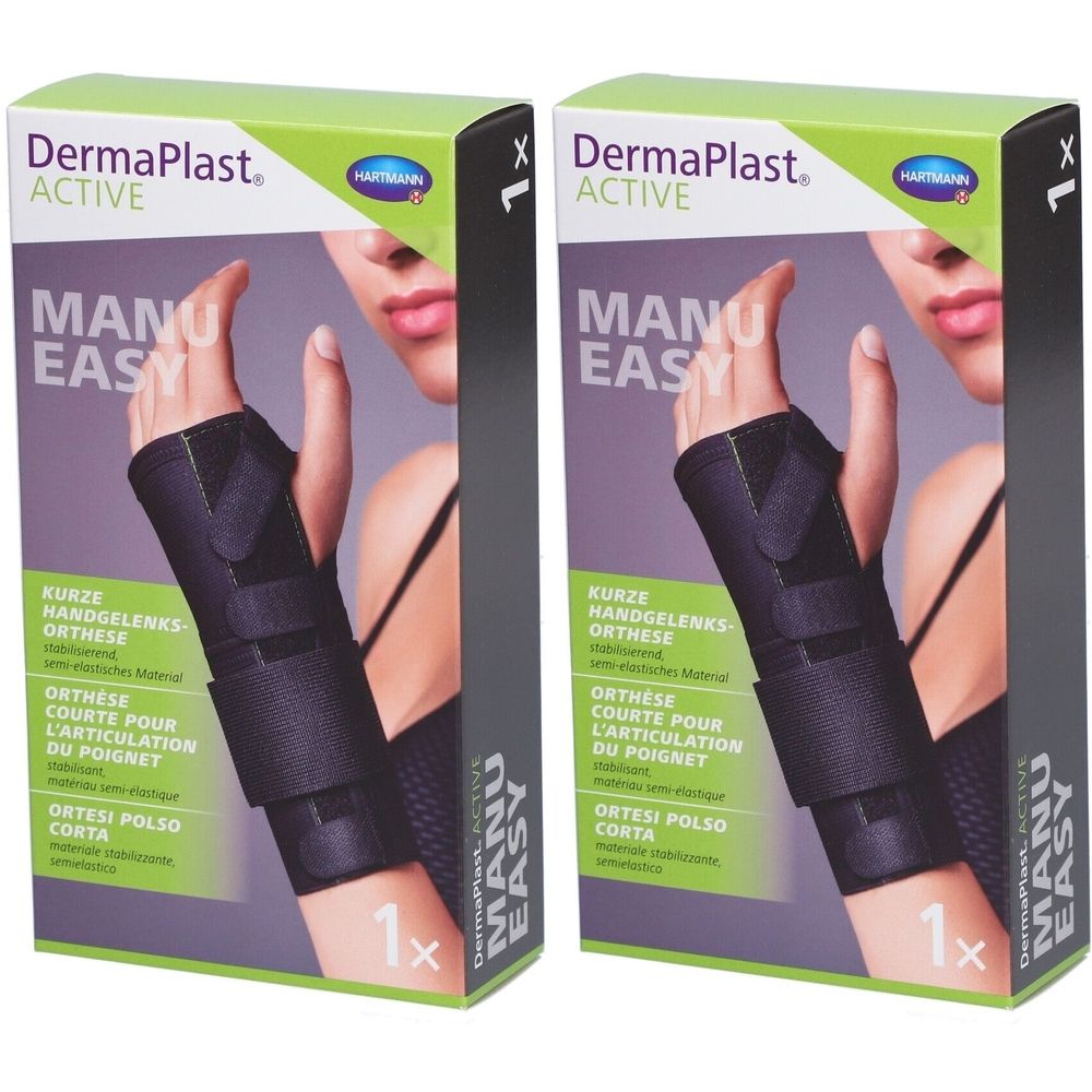 Hartmann Dermaplast® Active Manu easy 3 Court droit