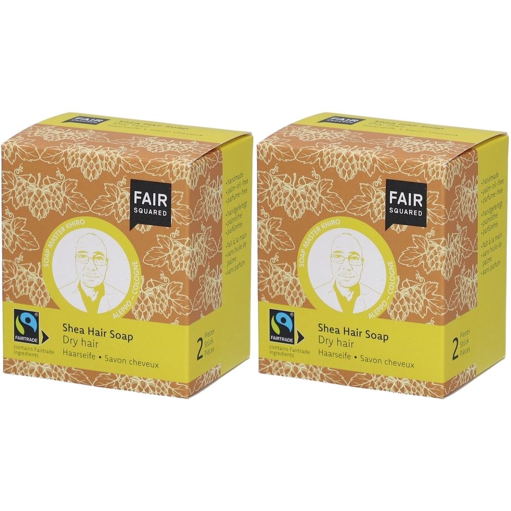Fair Squared Haarseife Karité