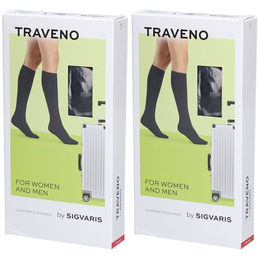 Sigvaris Traveno Reisesocken A-D Größe 4 42-43 Marine