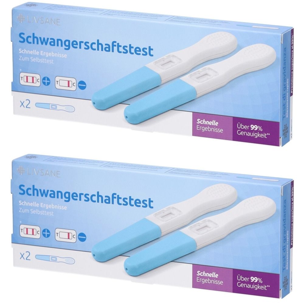 Livsane® Schwangerschaftstest Schnelle Ergebnisse
