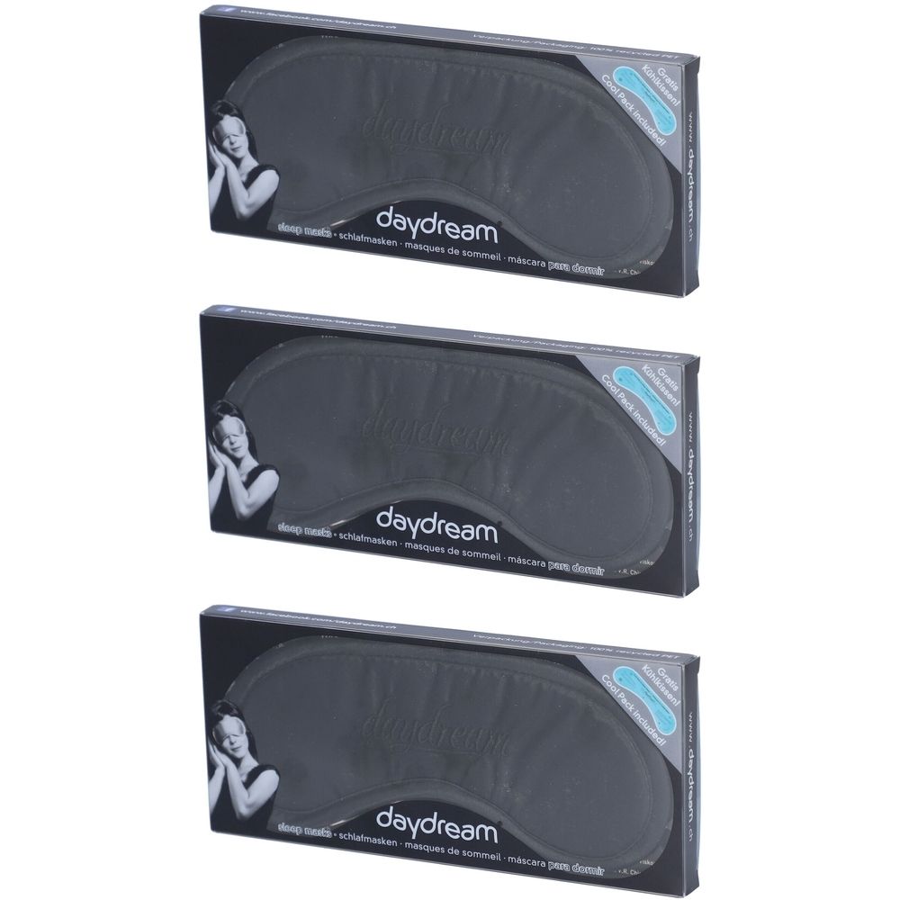 daydream® Schlafmaske mit Kühlkissen – Lichtundurchlässige Augenmaske
