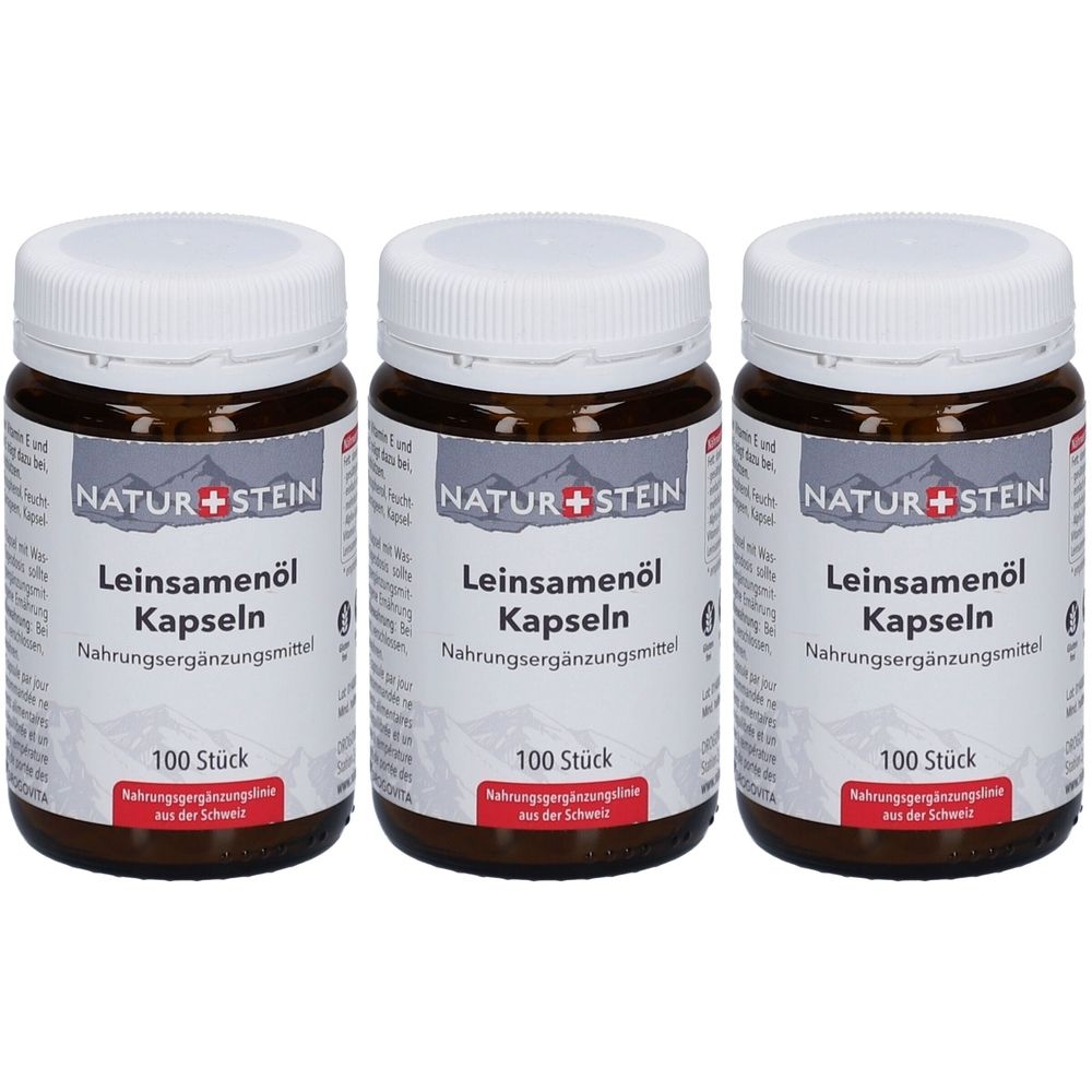 Naturstein Leinöl Kapseln