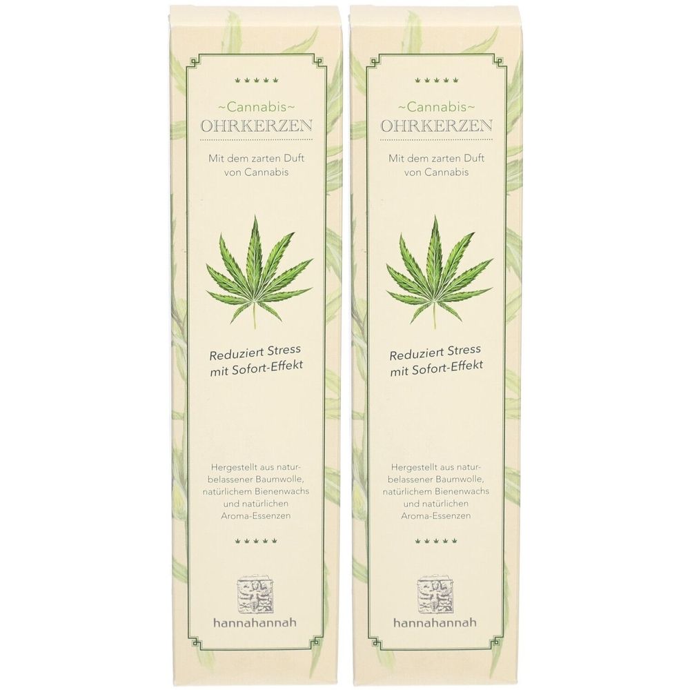 Hannahannah Ohrkerzen Cannabis