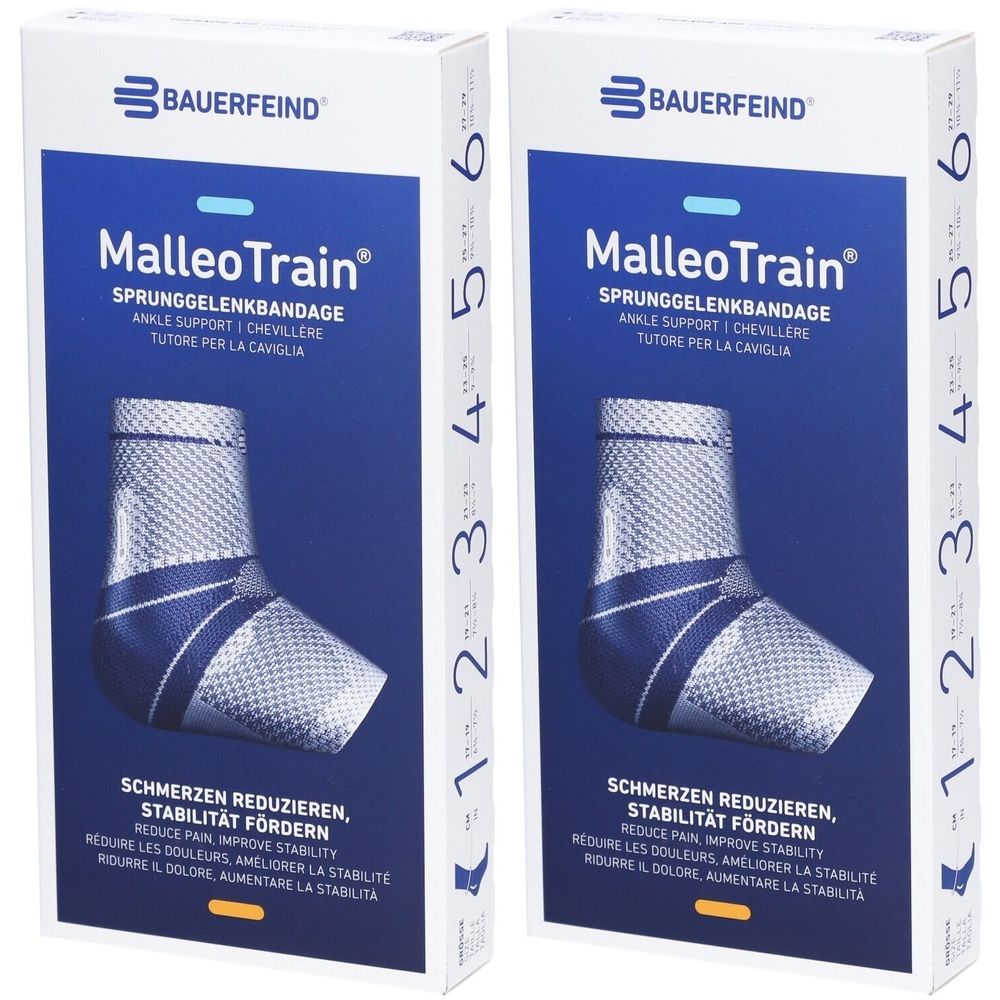 Bauerfeind® Malleotrain® Sprunggelenkbandage Gr. 4 rechts beige