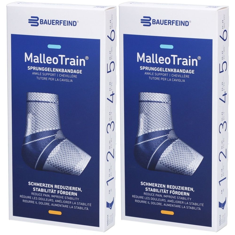 Malleotrain Sprunggelenkbandage Größe 6 links Titanium