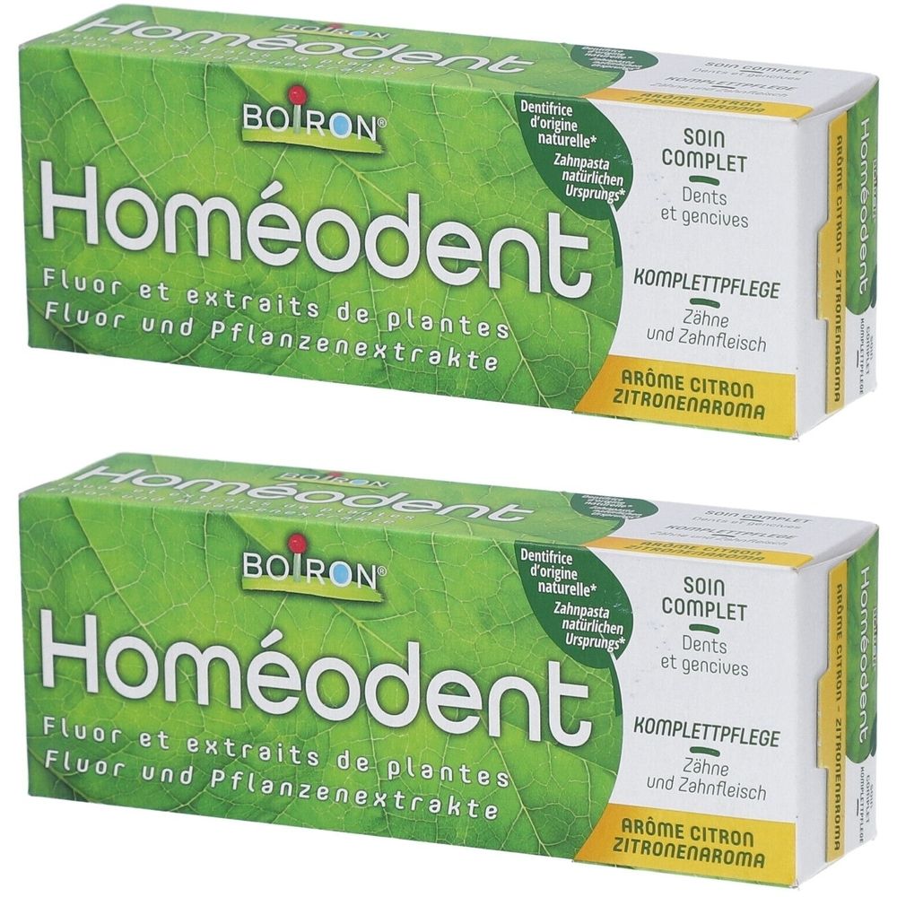 Homeodent® Zahn- und Zahnfleischpflege komplett Zitrone
