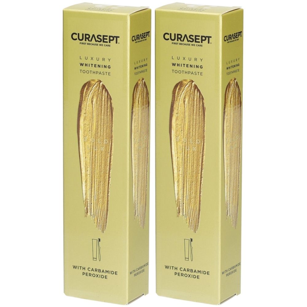 Curasept Luxus Gold - Packung blanchissant