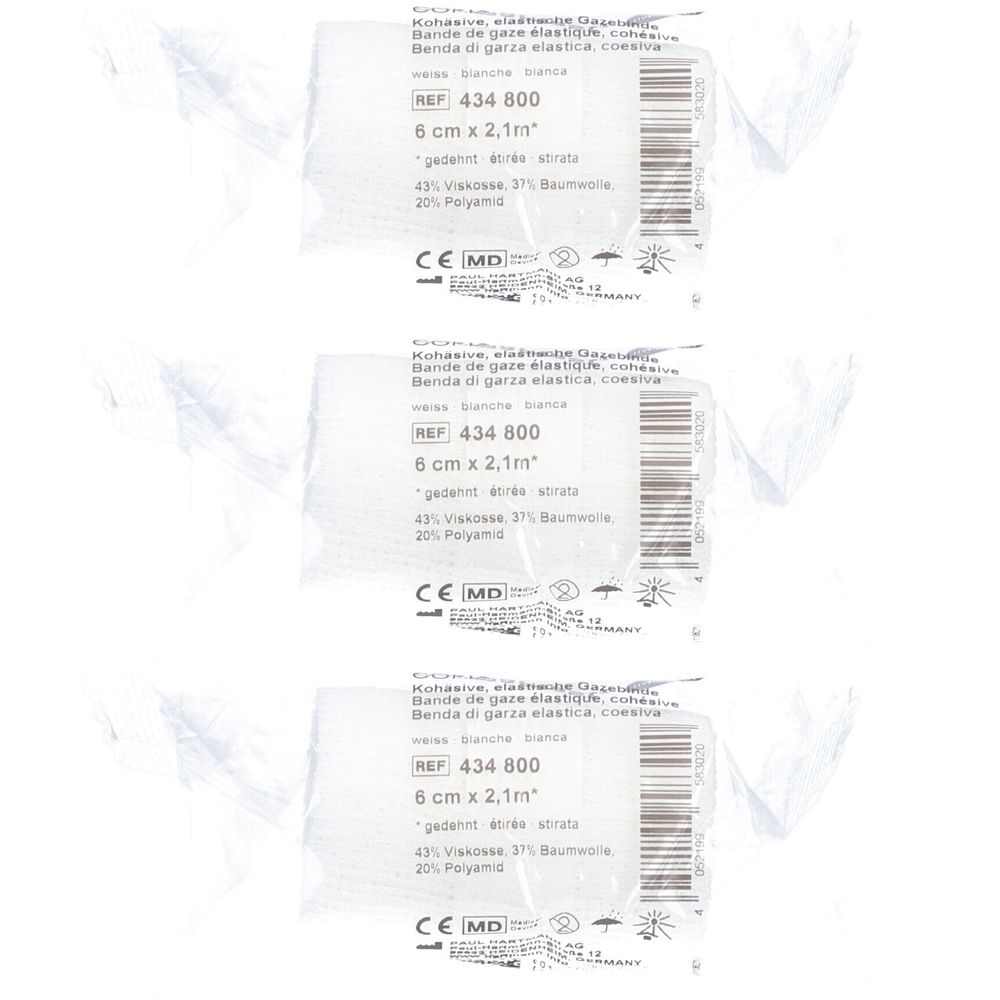 Hartmann Dermaplast® CoFix 6 cm x 2,1 m weiß