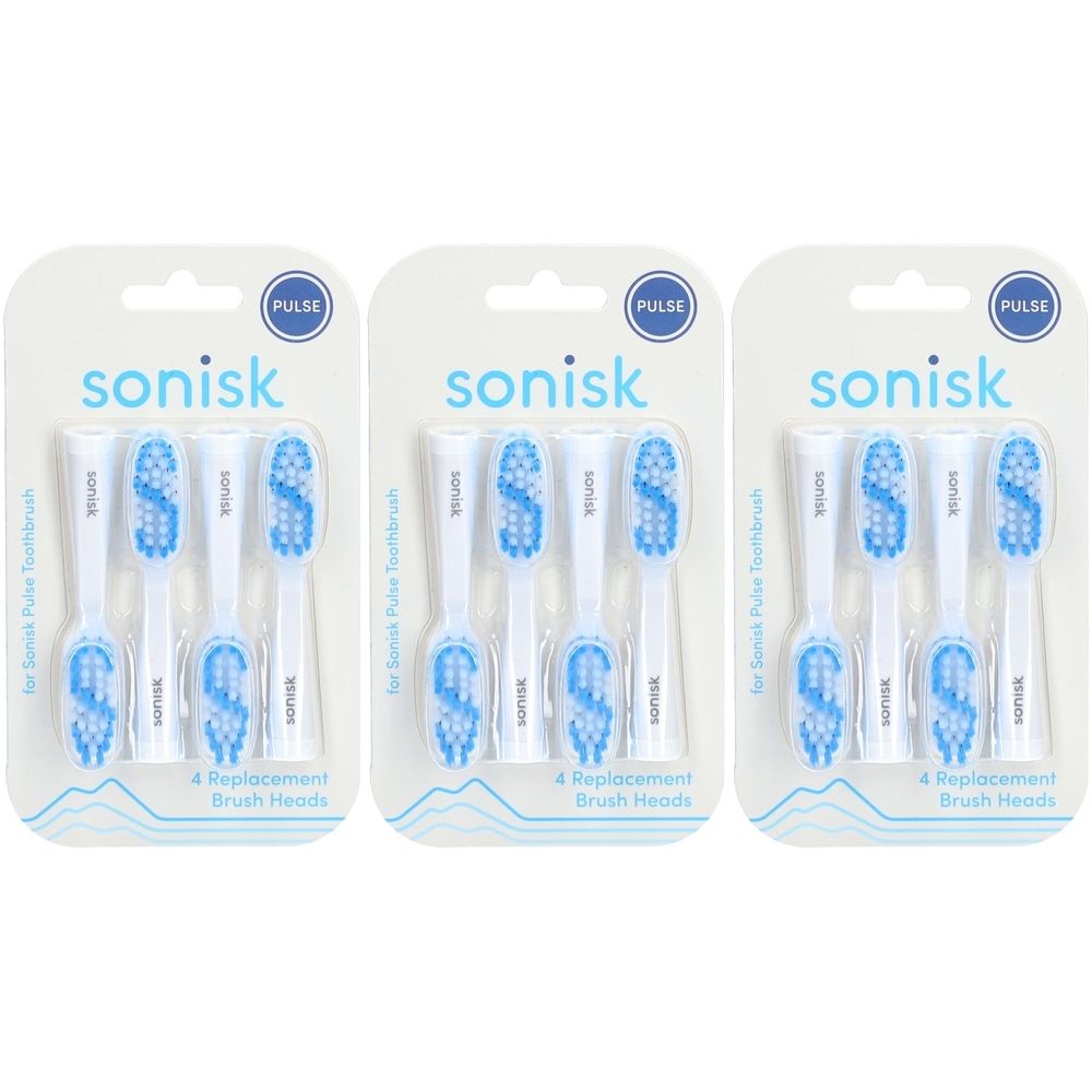 Sonisk Pulse Ersatzzahnbürstenköpfe