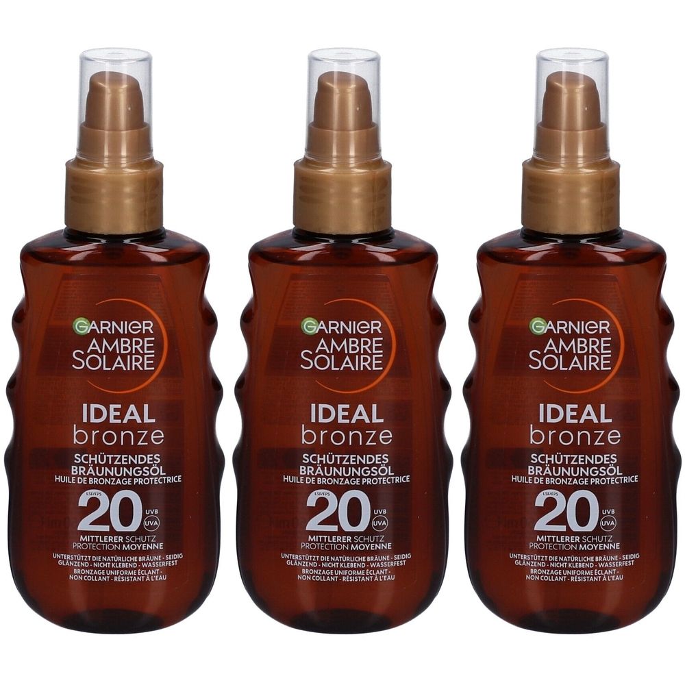 Garnier Ambre Solaire Huile Protectrice Sublimatrice Spf20