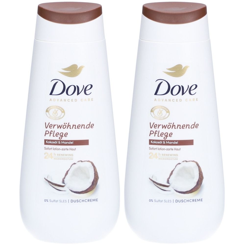 Dove Advanced Care Verwöhnende Pflege Duschcreme – Kokosöl & Mandel