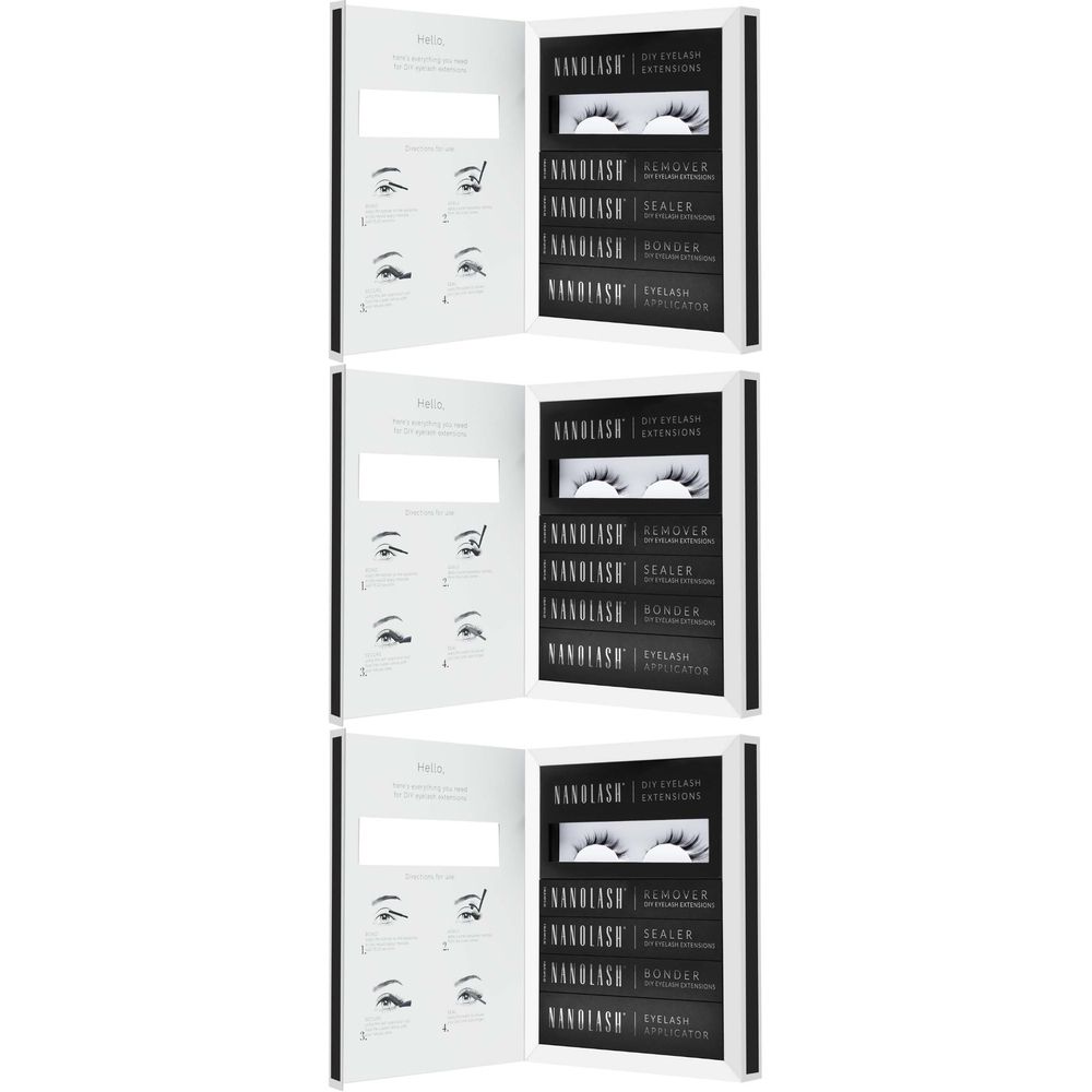 Nanolash Flirty Etui - Wimpernverlängerungsset