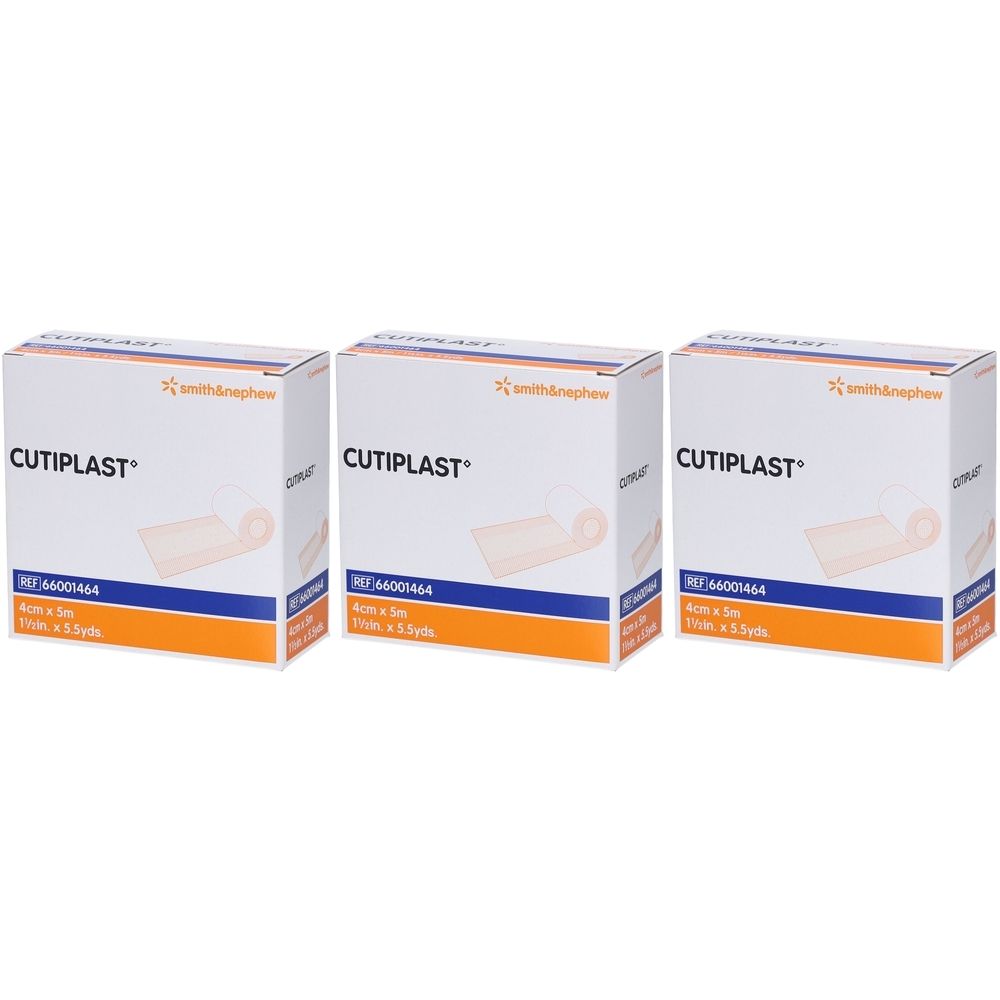 Cutiplast Wundpflaster 4 cm x 5 m weiß