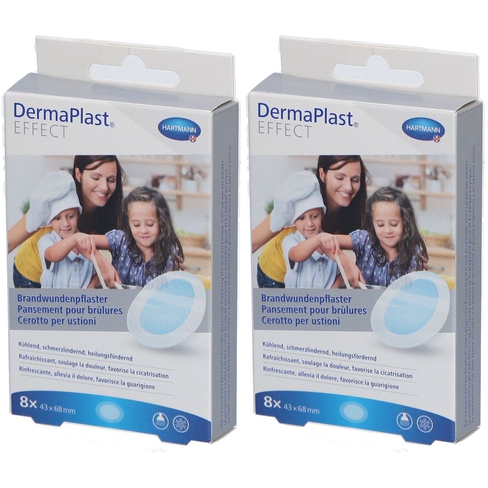 Hartmann DermaPlast® Effect Brandwundenpflaster 43 x 68 mm