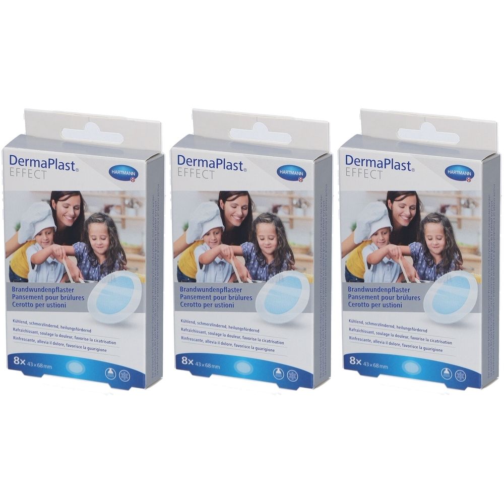 Hartmann DermaPlast® Effect Brandwundenpflaster 43 x 68 mm