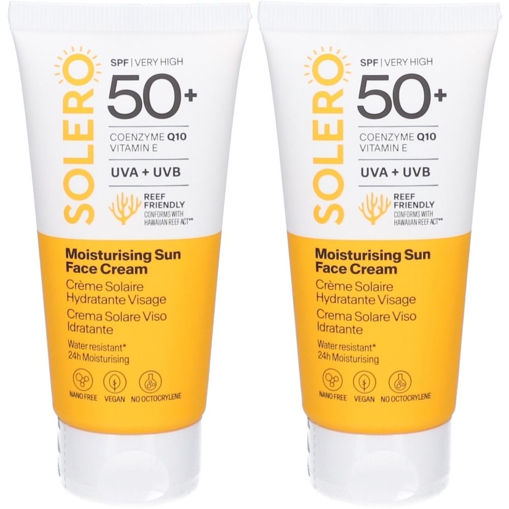 Solero Feuchtigkeitsspendende Sonnencreme Spf50+
