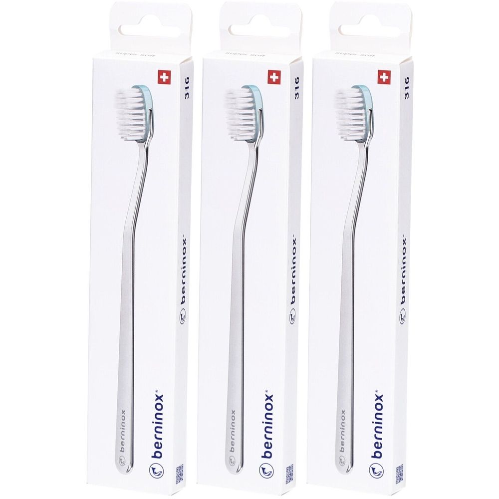 Berninox 316 Zahnbürste Eisberggrün Super Soft