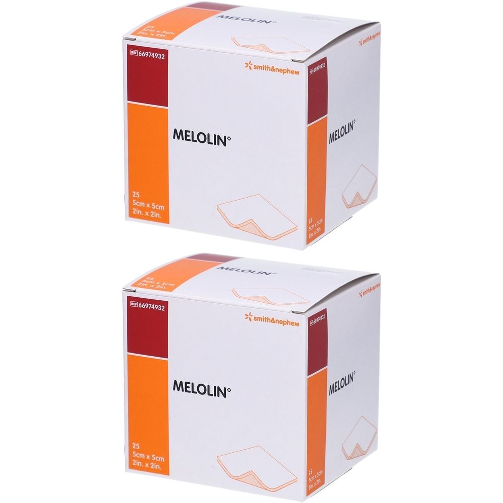 Melolin Sterile saugfähige Kompresse 5 x 5 cm
