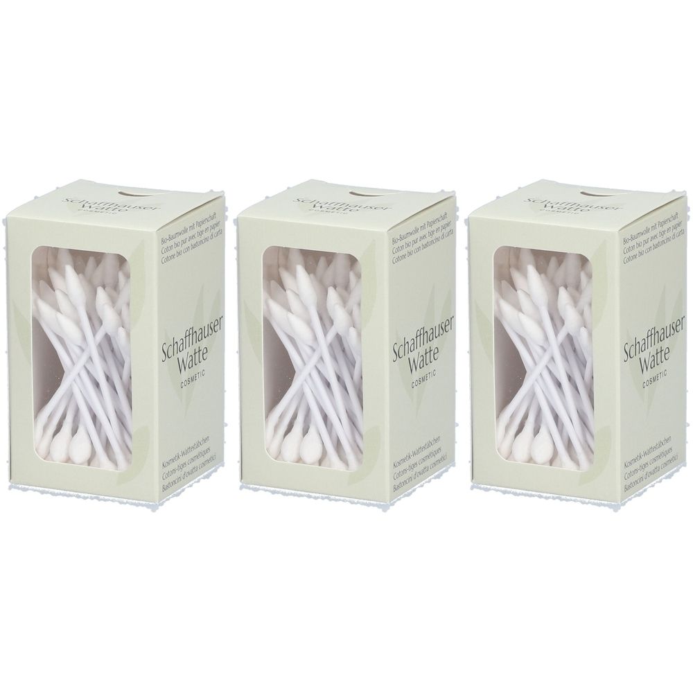 Schaffhauser Coton-tiges Cosmetic boîte ronde