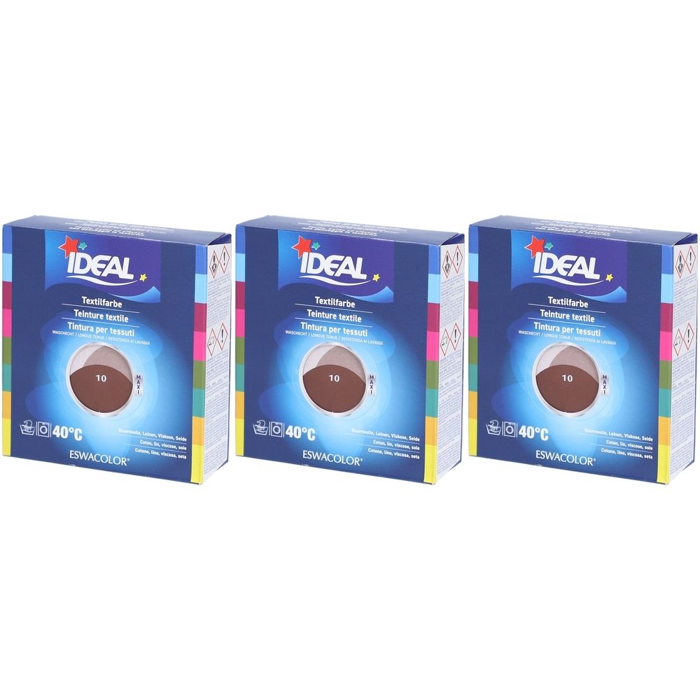Ideal Maxi Langanhaltende Textilfarbe - 10 Chocolate