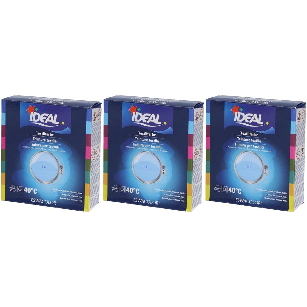 Ideal Maxi Langanhaltende Textilfarbe - 16 Himmelblau