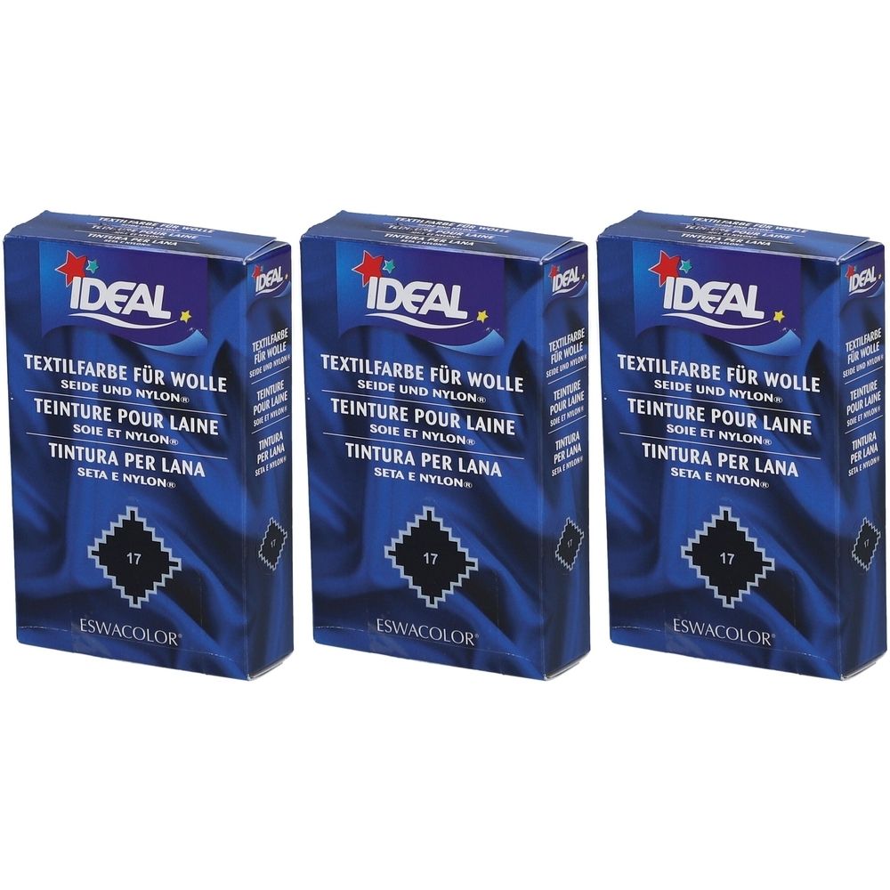 Ideal Färbemittel für Wolle, Seide und Nylon - 17 Schwarz