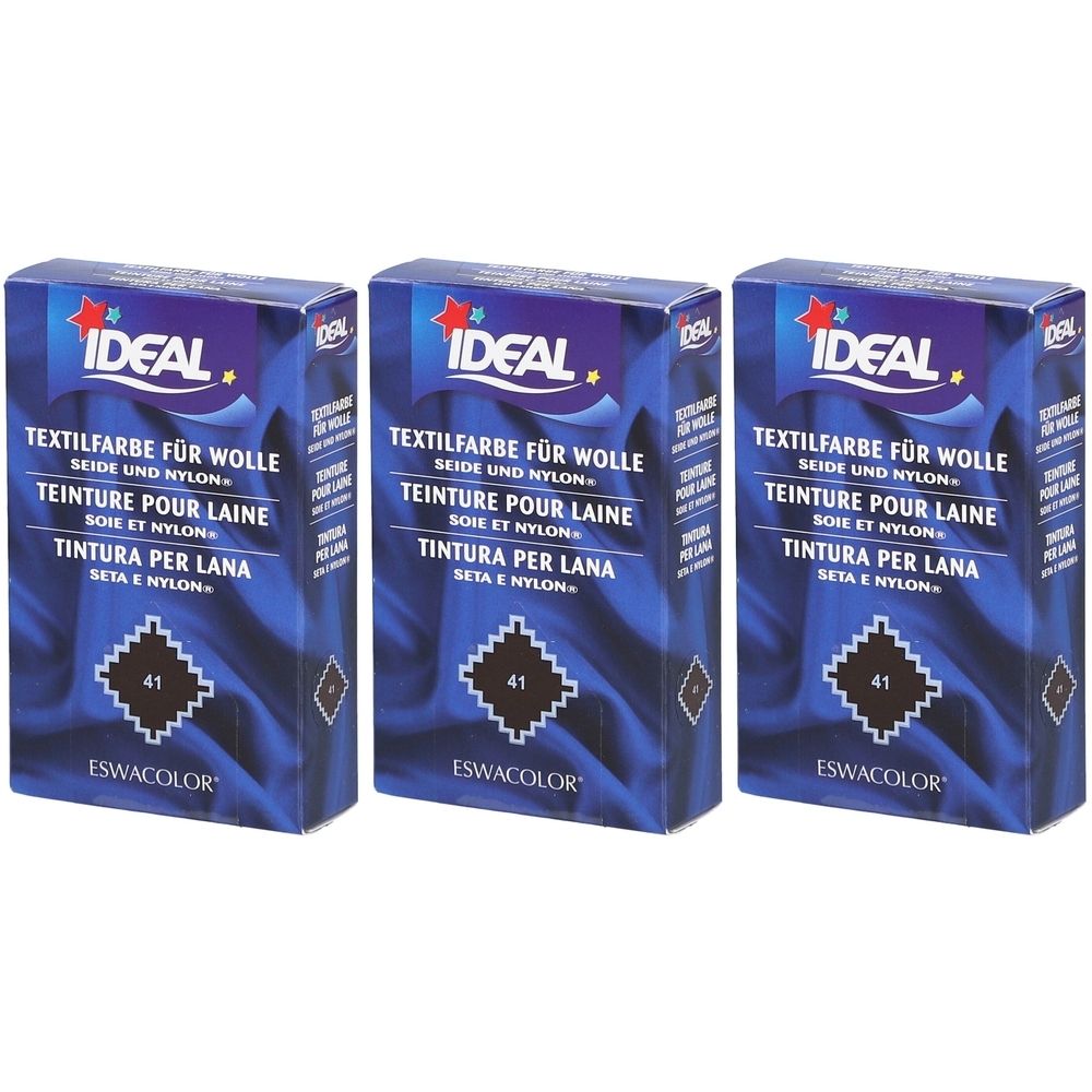 Ideal® Textilfarbe No41 für Wolle, Seide & Nylon – Hand- oder Maschinenfärbung