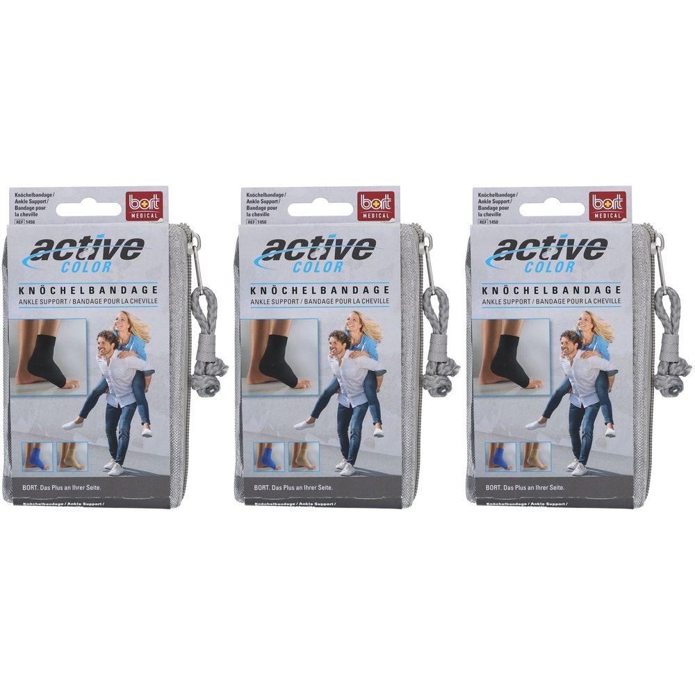 Bort ActiveColor® Knöchelbandage Gr. M schwarz