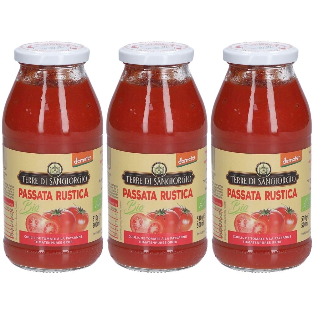 Terre di Sangiorgio Bio Passata Rustica – grobes Tomatenpüree