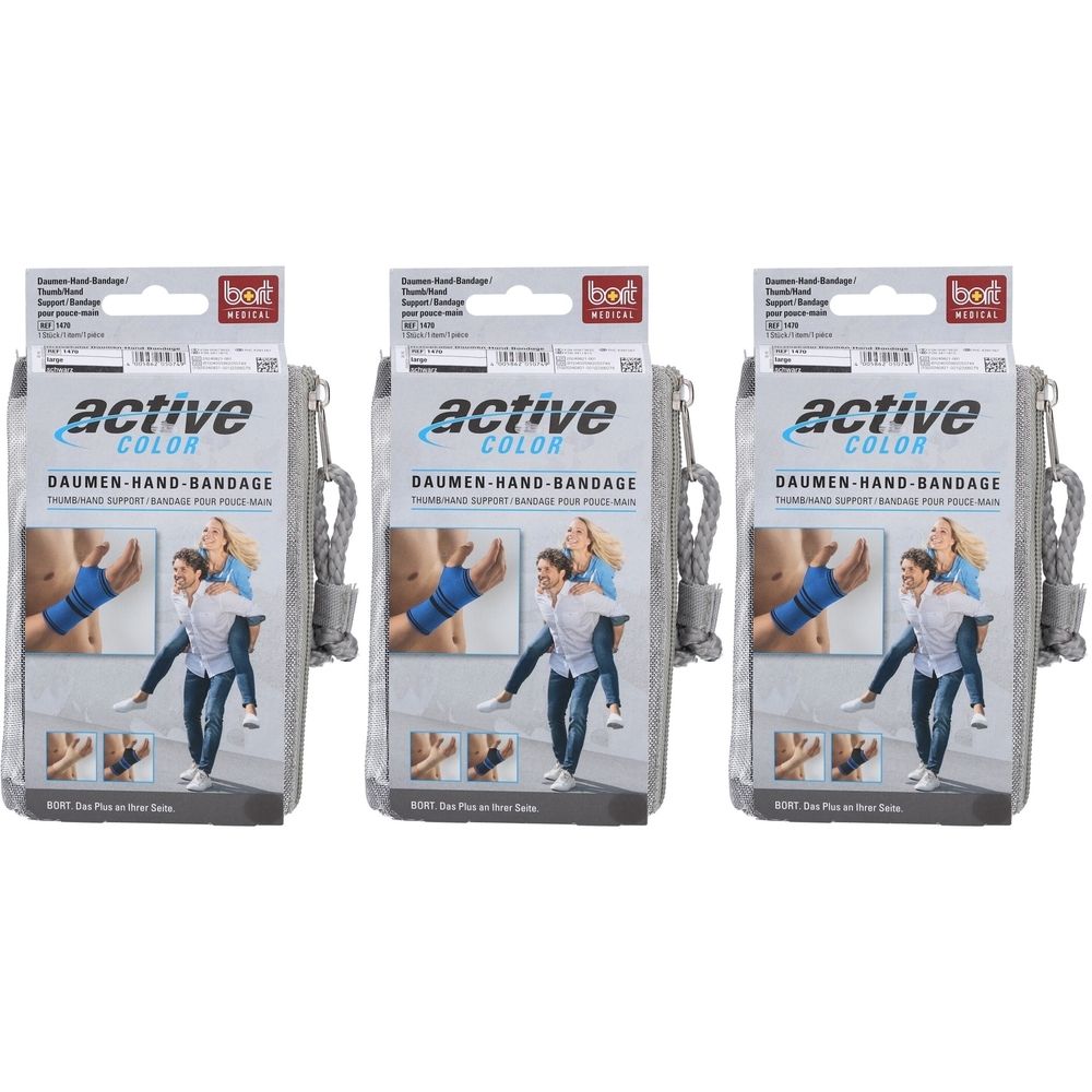 Bort ActiveColor® Daumen-Hand-Bandage Gr. L schwarz