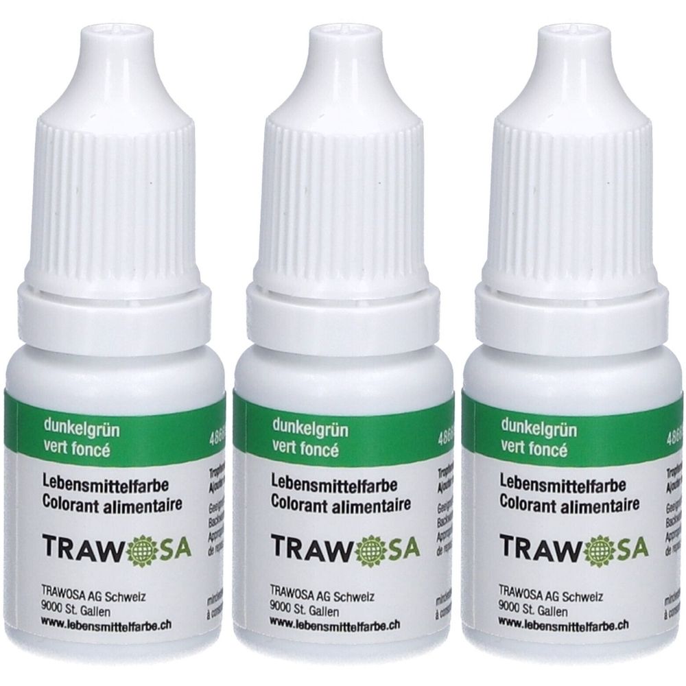 Trawosa Lebensmittelfarbstoff dunkelgrün