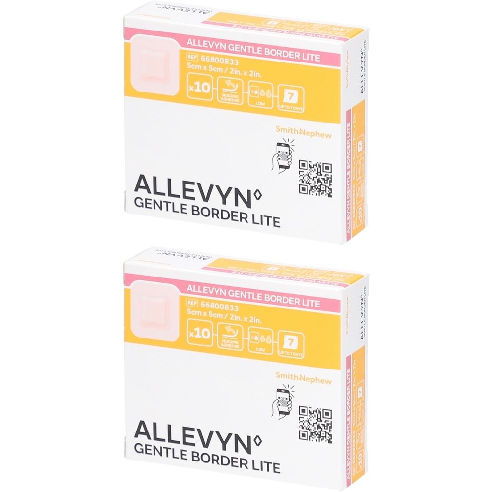 Allevyn Sanfte Bordüre Lite 5 x 5 cm