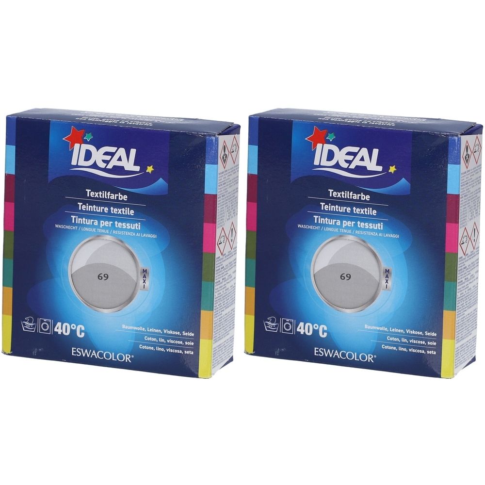 Ideal Maxi Langanhaltende Textilfarbe - 69 Perlgrau