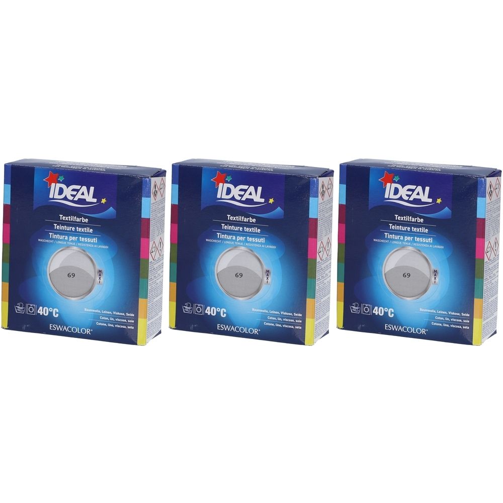 Ideal Maxi Langanhaltende Textilfarbe - 69 Perlgrau